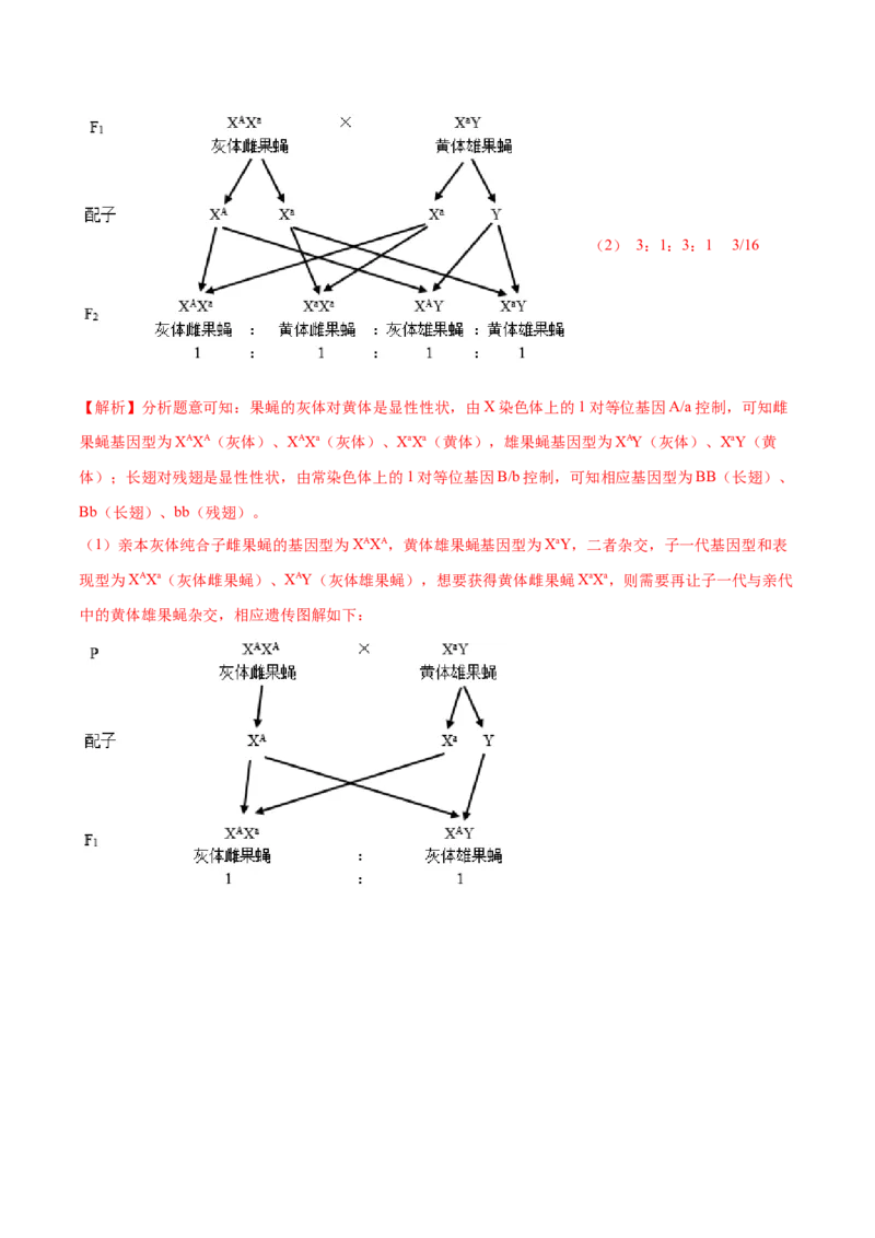 专题17遗传的基本定律综合-十年（2012-2021）高考生物真题分项汇编（全国通用）（解析版）_高考真题分类汇编(2012-2022)生物_高考真题分项汇编(2012-2021)生物