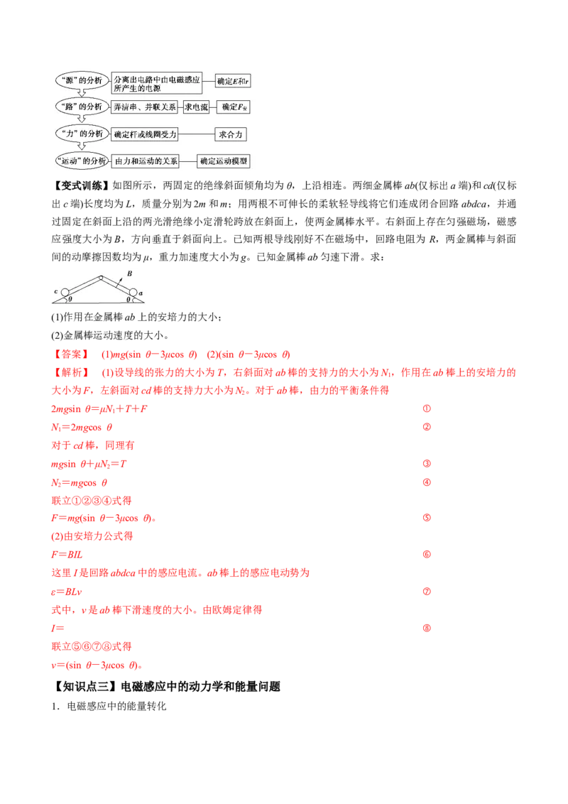 专题13.2电磁感应中的动力学问题、能量问题、动量问题讲解析版_新高考复习资料_2022年新高考复习资料_2022年高考物理一轮复习讲练测（新教材新高考）