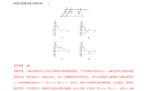 专题13.2电磁感应中的动力学问题、能量问题、动量问题讲解析版_新高考复习资料_2022年新高考复习资料_2022年高考物理一轮复习讲练测（新教材新高考）