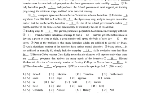 2006年考研英语（一）真题及答案_2000-2026年考研英语（一）真题及答案