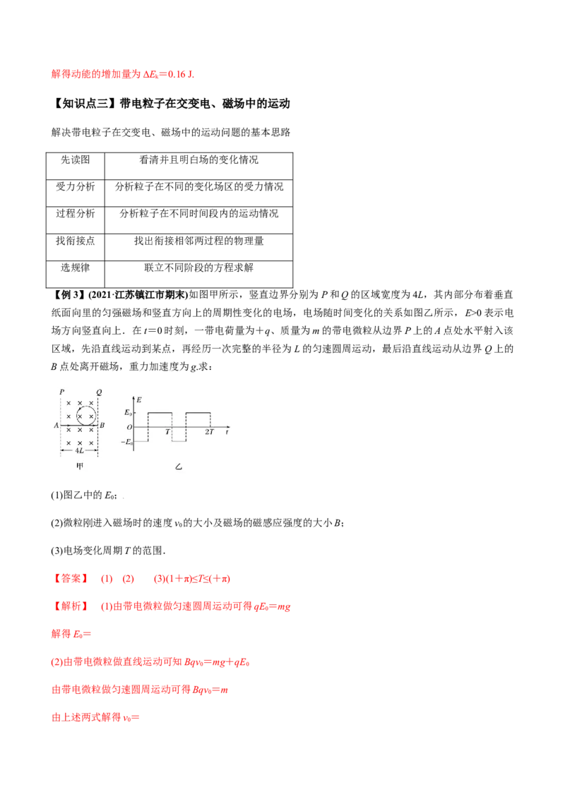 专题12.3带电粒子在组合场、复合场中的运动讲解析版_新高考复习资料_2022年新高考复习资料_2022年高考物理一轮复习讲练测（新教材新高考）