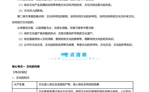 原创2021届高考二轮精品专题七文化作用与文化发展学生版_通用版（老高考）复习资料_2023年复习资料_一轮+二轮_原创2021届高考政治二轮精品专题