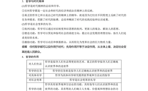 86第十三单元探究世界与追求真理第31课　哲学基本思想_通用版（老高考）复习资料_2023年复习资料_一轮+二轮_政治高三一轮复习系列_政治高三一轮复习系列《一轮复习讲义》（教师版）