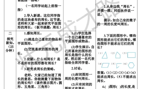 第3课时周长_1-6年级上册_数学3年级上册教学资源包（新教材2025秋）_旧教材课件_导学案新版_7长方形和正方形