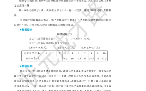 第9课时解决问题（2）_1-6年级上册_数学5年级上册教学资源包_名师教学设计新版_1小数乘法