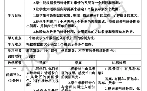 第3课时条形统计图（3）_1-6年级上册_数学4年级上册教学资源包_导学案新版_7条形统计图