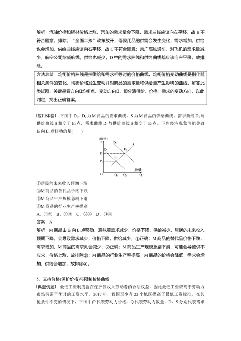 05第一单元单元综合提升微专题1　经济生活中的曲线题解法_通用版（老高考）复习资料_2023年复习资料_一轮+二轮_政治高三一轮复习系列_489