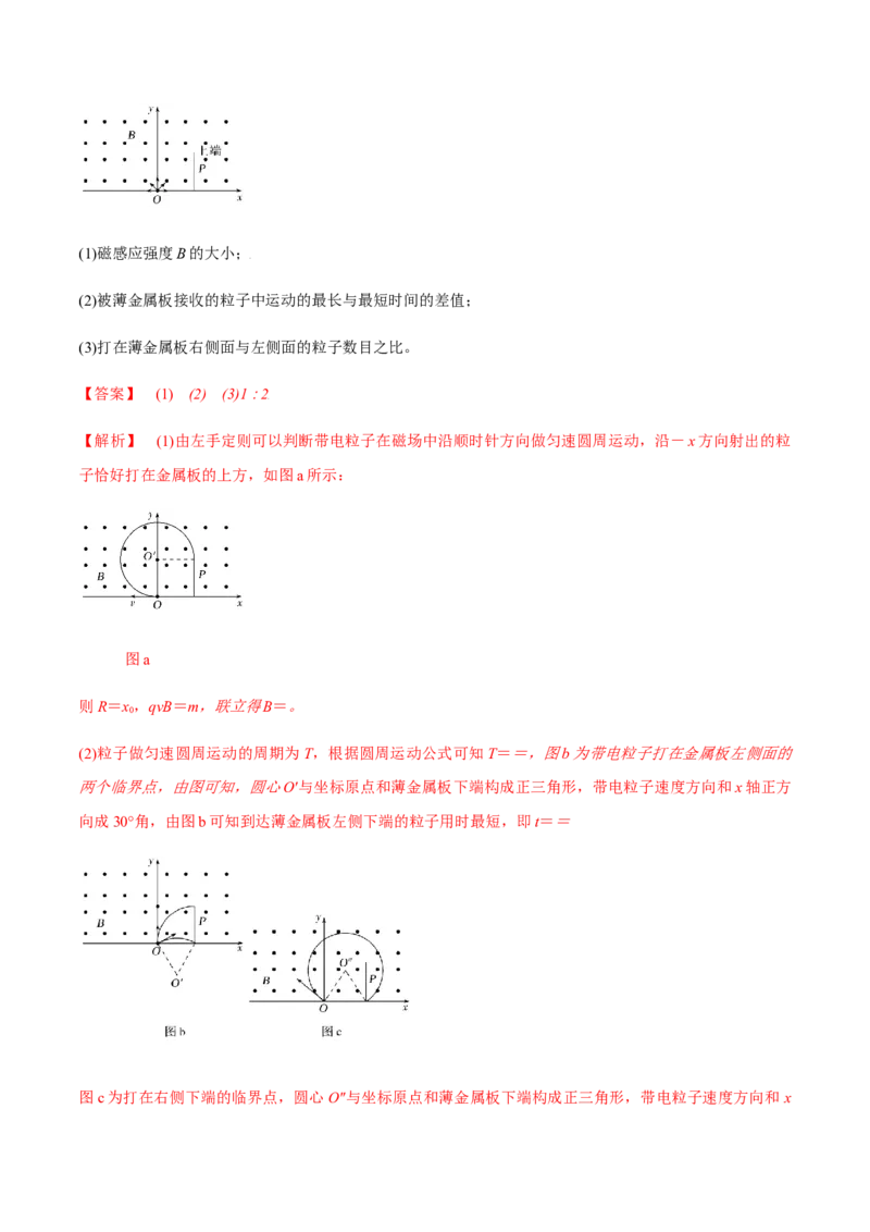 专题12.2带电粒子在磁场中的运动练解析版_新高考复习资料_2022年新高考复习资料_2022年高考物理一轮复习讲练测（新教材新高考）