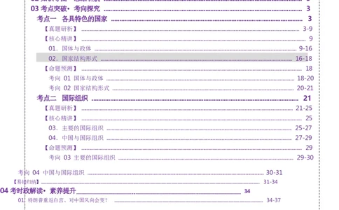 专题11国家与国际组织（讲义）（解析版）_42025年新高考资料_二轮复习_上好课2025年高考政治二轮复习讲练测（新高考通用）338376762