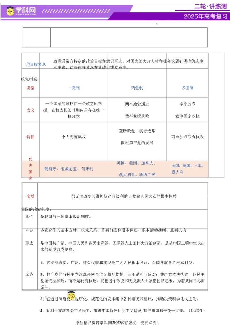 专题11国家与国际组织（讲义）（解析版）_42025年新高考资料_二轮复习_上好课2025年高考政治二轮复习讲练测（新高考通用）338376762