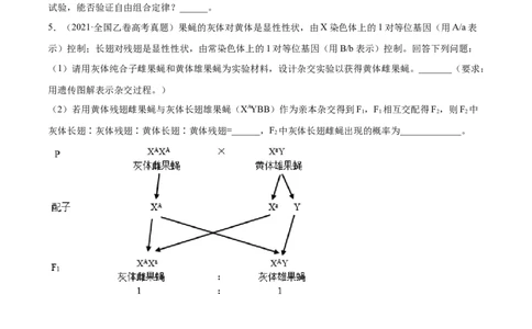 专题17遗传的基本定律综合-十年（2012-2021）高考生物真题分项汇编（全国通用）（原卷版）_高考真题分类汇编(2012-2022)生物_高考真题分项汇编(2012-2021)生物