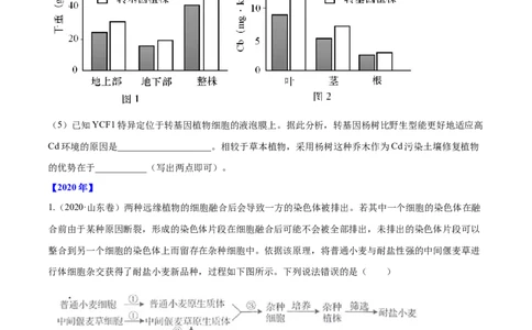专题12现代生物科技专题-十年（2012-2021）高考生物真题分项汇编（全国通用）（原卷版）_高考真题分类汇编(2012-2022)生物_高考真题分项汇编(2012-2021)生物