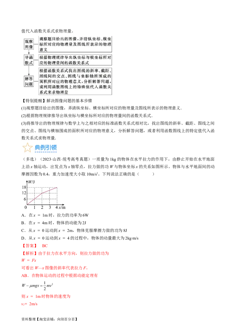 考点24动能定理及其应用（解析版）_通用版（老高考）复习资料_2024年复习资料_完备战2024年高考物理一轮复习考点帮（全国通用）_答案解析版