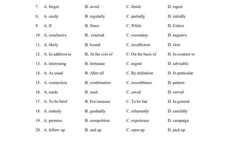 2020年考研英语（一）真题及答案_2000-2026年考研英语（一）真题及答案