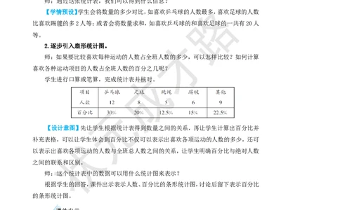 第1课时扇形统计图的认识_1-6年级上册_数学6年级上册教学资源包_名师教学设计新版_7扇形统计图