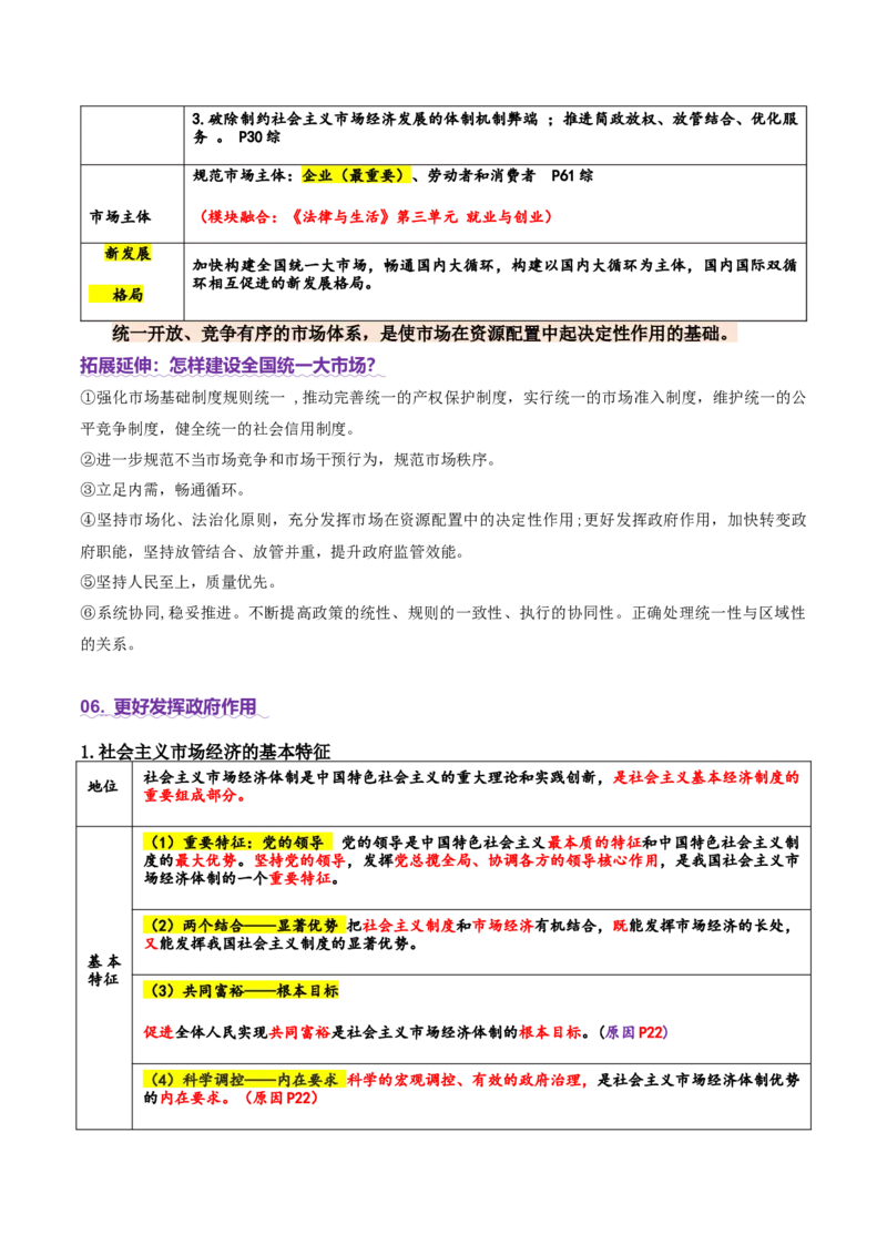 专题三生产资料所有制与经济体制（讲义）（解析版）_42025年新高考资料_二轮复习_上好课2025年高考政治二轮复习讲练测（新高考通用）338376762