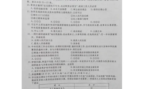 江苏省扬州市2015年中考政治真题试题（扫描版，含解析）_7.2015-2025年中考道法_2.政治中考真题2015-2024年_2015年全国中考政治113份