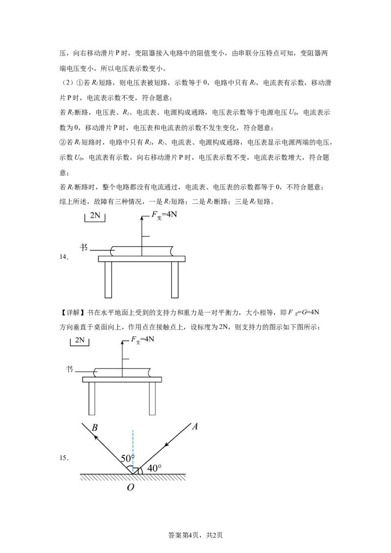 2025年上海市中考物理试题_4.2015-2025年中考物理_4.2025各省市物理_上海