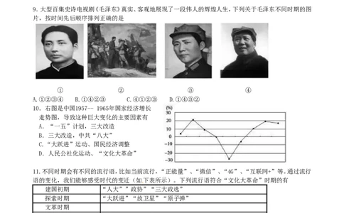 江苏省苏州市2016年中考历史真题试题（含扫描答案）_6.2015-2025年中考历史_2.历史中考真题2015-2024年_2016年全国中考历史107份