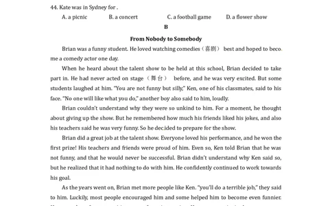 北京市2016年中考英语真题试题（答案不全）_3.2015-2025年中考英语_2.英语中考真题2015-2024年_2016年全国中考YINGYU99份_北京市2016年中考英语真题试题（答案不全，含听力）