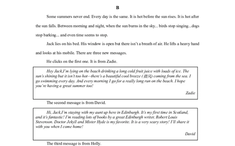 2025年江苏省连云港市中考英语真题_3.2015-2025年中考英语_1.2025各省市英语_3.2025各省市英语_江苏