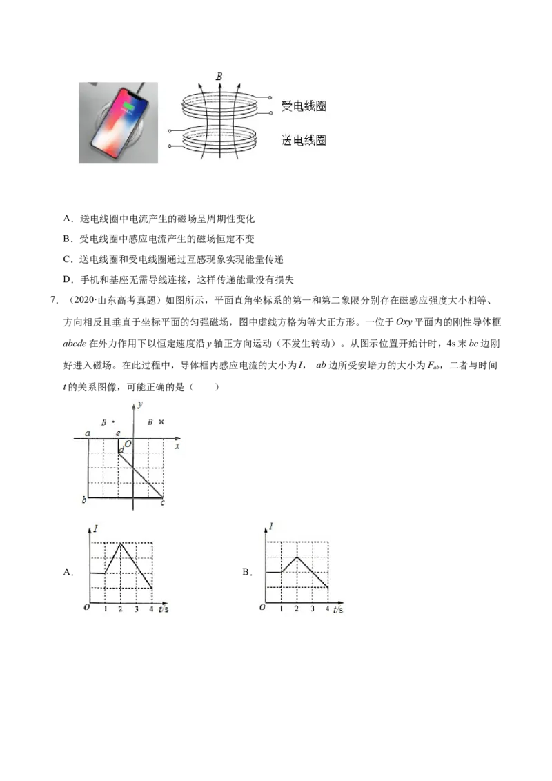 解密11电磁感应（原卷版）-高频考点解密2021年高考物理二轮复习讲义+分层训练_新高考复习资料_2021年新高考资料_高频考点解密2021年高考物理二轮复习讲义+分层训练