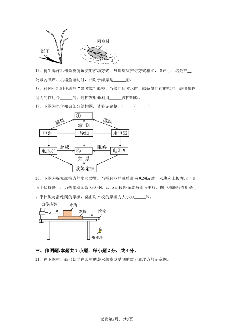 2025年福建省中考物理试题_4.2015-2025年中考物理_4.2025各省市物理_福建