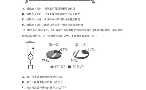 2025年天津市中考物理真题_4.2015-2025年中考物理_4.2025各省市物理_天津