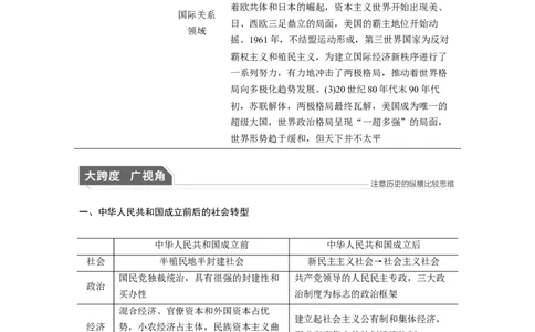 19第一部分板块三现代史板块综合_07高考历史_通用版（老高考）复习资料_2023年复习资料_一轮+二轮_历史高三二轮复习系列_历史高三二轮复习系列《二轮复习增分策略》（教师版）