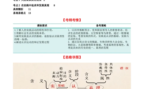 第四课探索认识的奥秘（精品讲义）_新高考复习资料_2024年新高考资料_一轮复习资料_完2024年高考政治一轮复习考点帮（课件+讲义+练习）（新教材新高考）_必修四《哲学与文化》