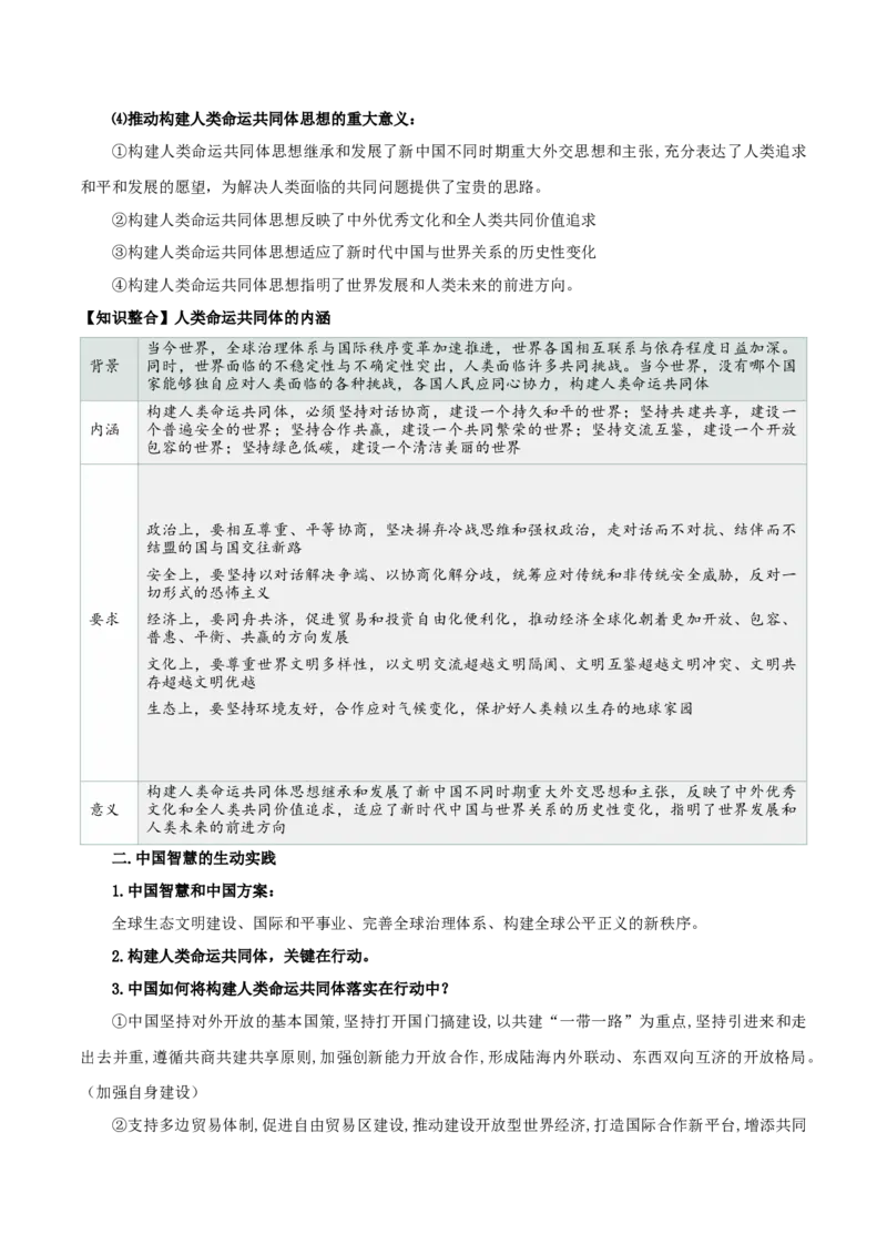 第五课中国的外交（精品讲义）_新高考复习资料_2024年新高考资料_一轮复习资料_完2024年高考政治一轮复习考点帮（课件+讲义+练习）（新教材新高考）