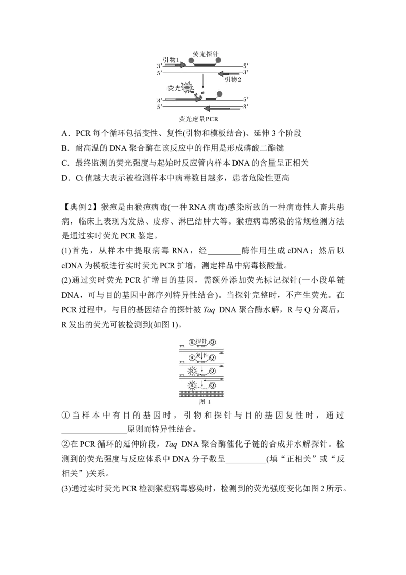 专题八PCR重难集训（原卷版）_2024年新高考资料_5.2024三轮冲刺_2024年高考生物考前最后冲刺