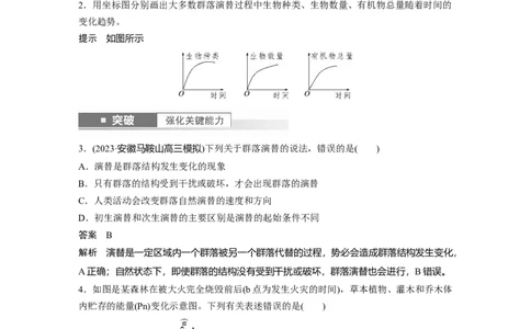 2024年高考生物一轮复习（新人教版）第9单元　第4课时　群落的主要类型及演替_2024年新高考资料_1.2024一轮复习_2024年高考生物一轮复习讲义（新人教版）