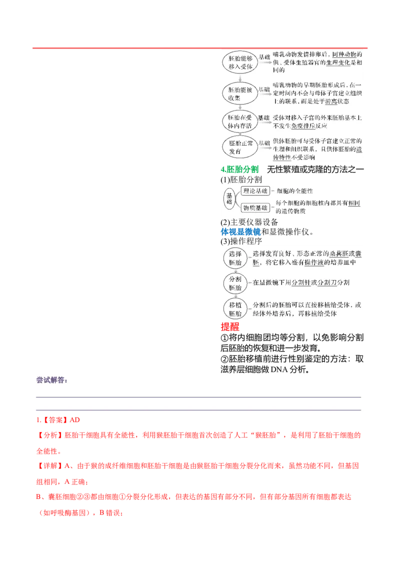 押新高考卷生物技术与工程（解析版）-备战2024年高考生物临考题号押题（新高考通用）_2024年新高考资料_5.2024三轮冲刺_备战2024年高考生物临考题号押题（新高考通用）322745222