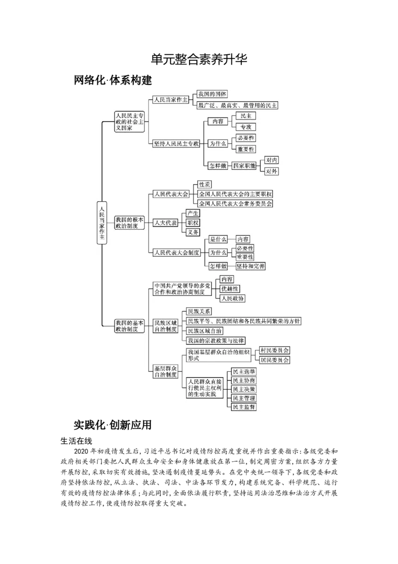 第十四课我国的基本政治制度学案_新高考复习资料_2022年新高考资料_2022届一轮复习讲练结合_系列一_第十四单元我国的基本政治制度