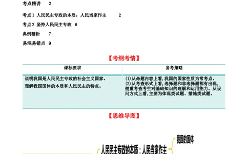 第四课人民民主专政的社会主义国家（精品讲义）_新高考复习资料_2024年新高考资料_一轮复习资料_完2024年高考政治一轮复习考点帮（课件+讲义+练习）（新教材新高考）
