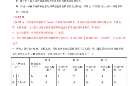 专题九实验与探究（测试）（解析版）_2024年新高考资料_2.2024二轮复习_2024年高考生物二轮复习讲练测（新教材新高考）