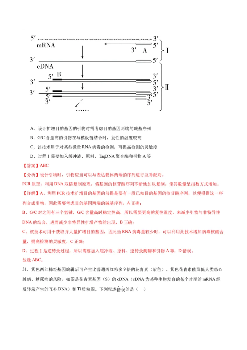 专题43基因工程（解析版）_2024年新高考资料_3.2024专项复习_备战2024年高考生物一轮复习重难点专项突破_专题43基因工程-备战2024年高考生物一轮复习重难点专项突破