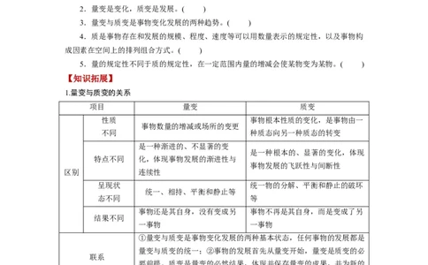 第09课理解质变互变（讲义）（原卷版）_新高考复习资料_2024年新高考资料_一轮复习资料_完2024年高考政治一轮复习讲练测（课件+讲义+练习）（新教材新高考）_选择性必修3