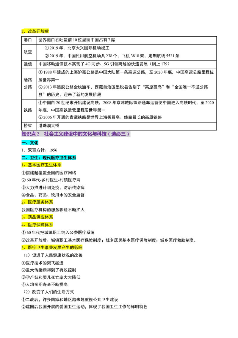 第18讲社会主义建设在探索中曲折发展（讲义）（原卷版）_2025年新高考资料_一轮复习_2025年高考历史一轮复习讲练测（新教材新高考）
