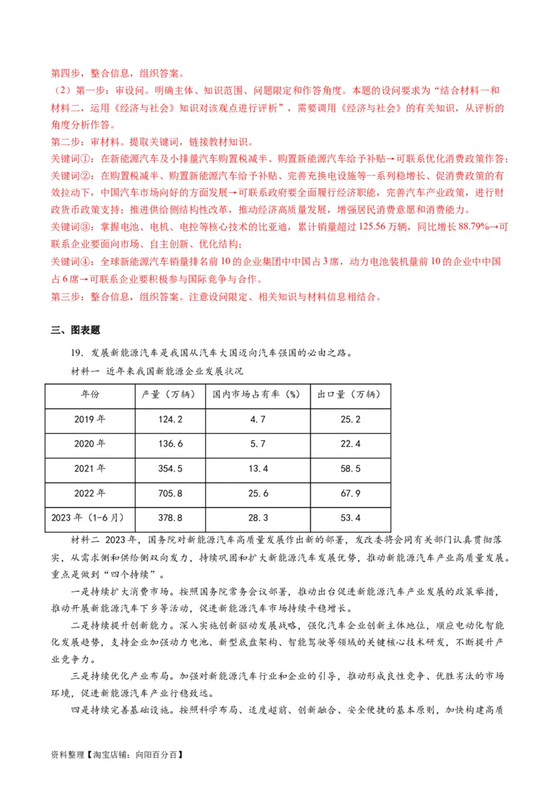 专题04我国的经济发展（练习）（解析版）_新高考复习资料_2024年新高考资料_二轮复习资料_2024年高考政治二轮复习讲练测（新教材新高考）_配套练习（原卷版+解析版）