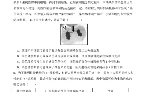 二轮题型突破卷（1）（原卷版）-_2024年新高考资料_2.2024二轮复习_2024年高考生物二轮热点题型归纳与变式演练（新高考通用）