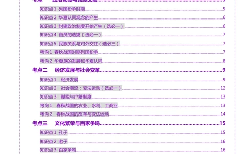 第02讲诸侯纷争与变法运动（讲义）（解析版）_2025年新高考资料_一轮复习_2025年高考历史一轮复习讲练测（新教材新高考）