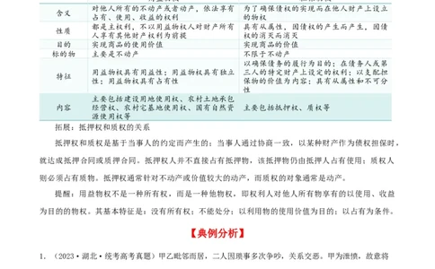 第二课依法有效保护财产权（精品讲义）_新高考复习资料_2024年新高考资料_一轮复习资料_完2024年高考政治一轮复习考点帮（课件+讲义+练习）（新教材新高考）