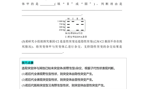 专题六变异重难集训（原卷版）_2024年新高考资料_5.2024三轮冲刺_2024年高考生物考前最后冲刺