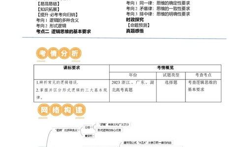 第02课把握逻辑要义（讲义）（原卷版）_新高考复习资料_2024年新高考资料_一轮复习资料_完2024年高考政治一轮复习讲练测（课件+讲义+练习）（新教材新高考）_选择性必修3