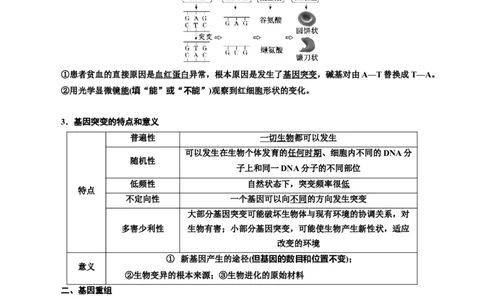 专题23生物的变异（原卷版)_2024年新高考资料_3.2024专项复习_备战2024年高考生物一轮复习重难点专项突破_专题23生物的变异-备战2024年高考生物一轮复习重难点专项突破