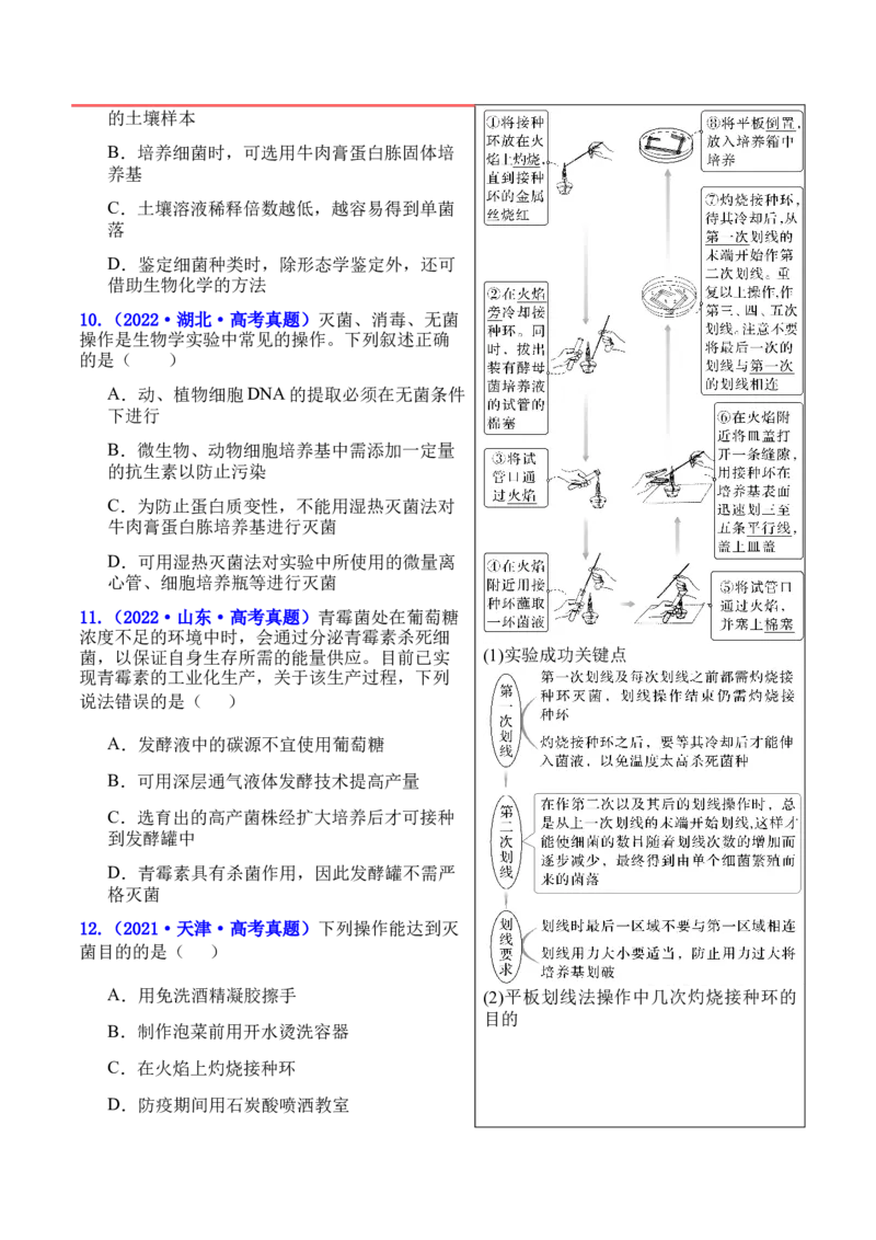 押新高考卷发酵工程（原卷版）-备战2024年高考生物临考题号押题（新高考通用）(1)_2024年新高考资料_5.2024三轮冲刺_备战2024年高考生物临考题号押题（新高考通用）322745222