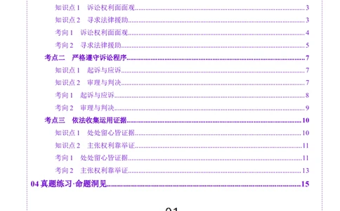 第10课诉讼实现公平正义（讲义）（解析版）_新高考复习资料_2025年新高考资料_2025年高考政治一轮复习讲练测（新教材新高考）