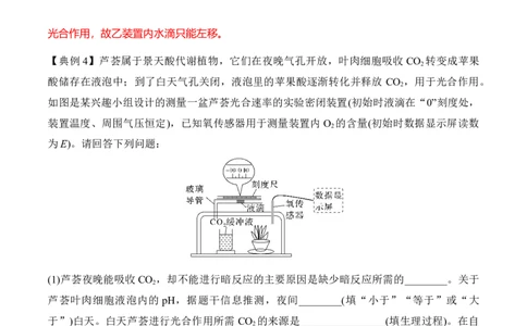 专题一光合作用与呼吸作用重难集训（解析版）_2024年新高考资料_5.2024三轮冲刺_2024年高考生物考前最后冲刺